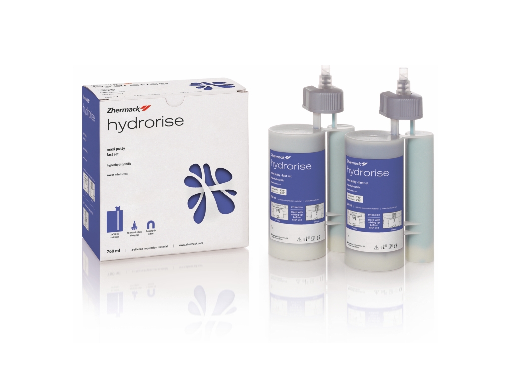 ZHERMACK HYDRORISE MAXI PUTTY FAST SET A Silikon I. Ölçü (Silikon Cihazlarına Uygun)