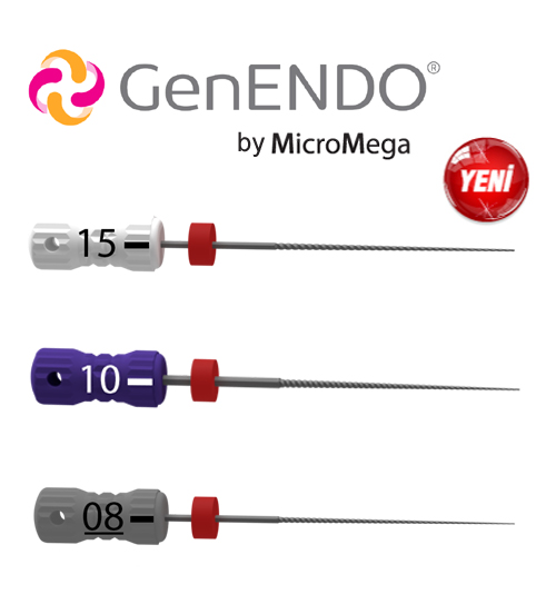 GenENDO MicroMega K-Tip El Eğesi