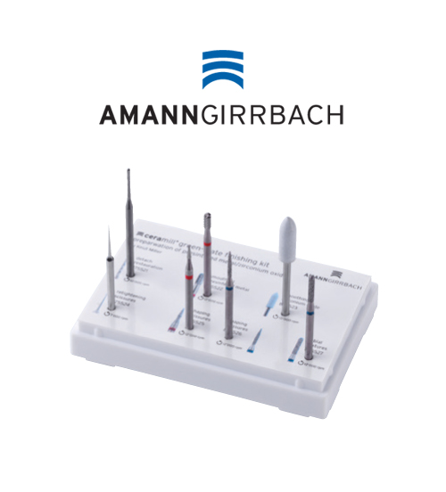 Amanngirrbach Ceramill Green-State Sinterleme Öncesi Zirkon Şekillendirme Frez Kiti